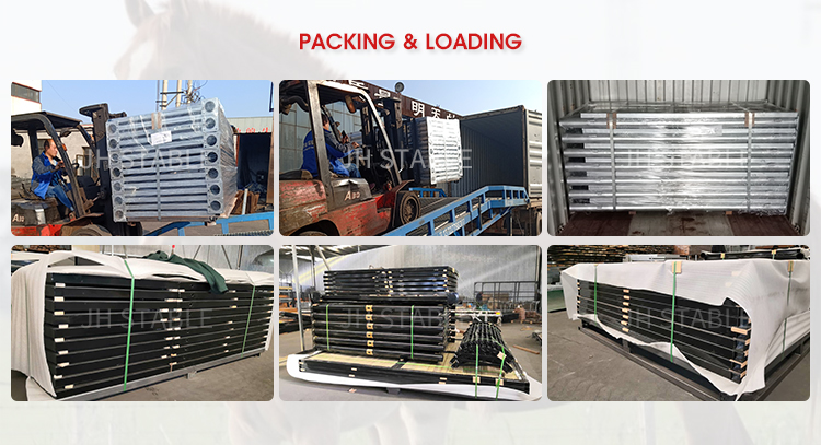 Prefabricated swing door stall simple equestrian horse stable