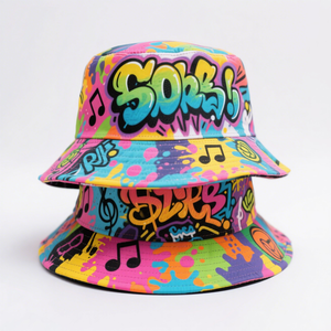 Tùy Chỉnh In Kỹ Thuật Số Kem Chống Nắng Cung Hoạt Động Ngoài Trời Thăng Hoa Xô Hat Thể Thao Giản Dị Ngư Dân Cap - Product Image 1