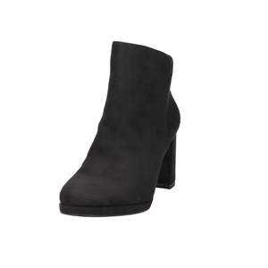 Stivaletti da Donna Tamaris 1-25362-45 in Camoscio Nero con Tacco - Product Image 2
