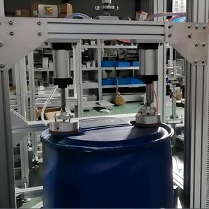 200L 化学桶和塑料瓶防漏测试仪自动包装机，带薄膜/铝箔包装和电机 - Product Image 5