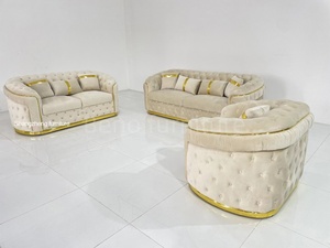 Italian Design Luxury Living Room <b>Sofa</b> 1.2.3 Set Fabric <b>Cover</b> <b>Sofas</b> <b>for</b> Villas Apartments Hotels Living Room Furniture <b>Sofa</b> Set - Product Image 6