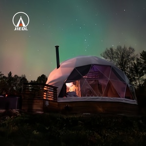 เต็นท์แคมปิ้ง4-6คน8ม. เต้นท์เต้นท์ DIA glamping กันน้ำ PVC โดมแคมป์ปิ้ง - Product Image 2