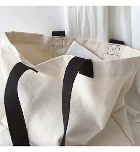 Custom Logo Printed Eco Friendly Reusable Canvas <b>Tote</b> <b>Bag</b> Shopping <b>with</b> <b>Pocket</b> - Product Image 5
