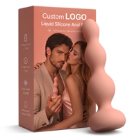 Plug anal en caoutchouc à revêtement liquide, 10 modes de vibration, jouets sexuels, masseur de prostate, jouets sexuels anaux pour couple gay