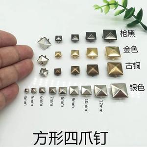 Remache <span class=keywords><strong>de</strong></span> cabeza cuadrada <span class=keywords><strong>de</strong></span> 14mm con 4 garras y 2 puntas, diseño <span class=keywords><strong>de</strong></span> dragón calabaza, para vaqueros, fabricantes OEM - Product Image 5