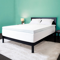 Surmatelas orthopédique de luxe en mousse à mémoire de forme, hypoallergénique, durable, amovible, personnalisable, haute densité, pour chambre et école, vente en gros