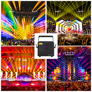 SHTX - Sistema de Iluminación Láser de Alta Potencia de 15w/10w RGB Multicolor Animado ILDA Pangolin FB4 para Bares, DJ, Escenarios - Product Image 4