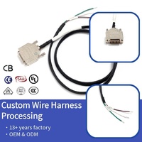 Câble d'alimentation médical haute intensité personnalisé avec connecteur D-Sub 3W3 certifié IEC60601 ISO10993