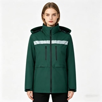 Veste d'extérieur avec doublure polaire amovible, coupe-vent, imperméable, impression de logo personnalisable