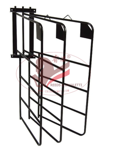 Support de couverture de vêtements de cheval à cadre complet à 6 barres résistant à la rouille cintre stable et durable support de rangement équestre polyvalent - Product Image 1
