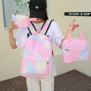 Men's and Women's Starry Sky Graffiti Printed Student Schoolbag Lightweight Waterproof <b>Backpack</b> - Product Image 1