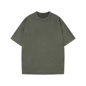 เสื้อยืดโอเวอร์ไซส์ลายกราฟิกฮิปฮอป OEM สวมใส่สบายสำหรับฤดูร้อน เหมาะสำหรับทุกเพศทุกวัย ผ้าคอตตอนหนา 100% ตกแต่งด้วยคริสตัล เป็นมิตรต่อสิ่งแวดล้อม - Product Image 1