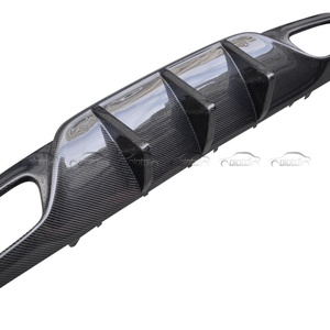 ชุดแต่งคาร์บอนไฟเบอร์ทรง M สปอยเลอร์กันชนหลังแบบ Fin Diffuser สำหรับรถยนต์เมอร์เซเดสเบนซ์ C-Class W205 C63 - Product Image 6