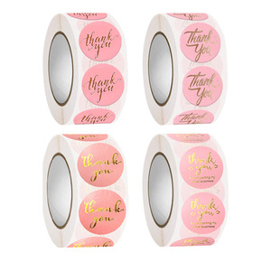 Rouleau d'autocollants personnalisés thermosensibles en vinyle adhésif de couleurs mélangées avec découpe pour étiquettes d'expédition de petites entreprises - Product Image 4