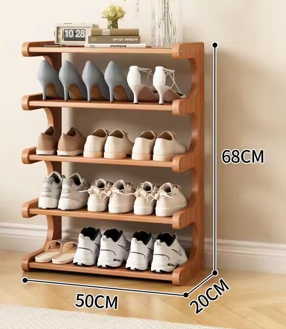 5 niveles, 50 cm de largo [capacidad para 10 pares de zapatos]