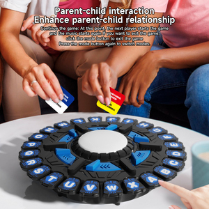 <span class=keywords><strong>24</strong></span>ตัวอักษรเกมกระดานสำหรับครอบครัวอย่างรวดเร็วแตะเพื่อชนะการแข่งขันกับตัวจับเวลาเกมคำศัพท์ตัวอักษรของเล่นเพื่อการศึกษาพลาสติกสำหรับเด็ก - Product Image 2