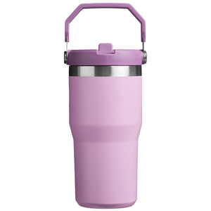 <b>Insulated</b> <b>Mug</b> 20oz 304 Stainless Steel Double Wall Vacuum Travel Cup With Straw Custom Logo - Product Image 2