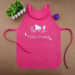 Personalización de su Logotipo, Precio Económico, Delantal de Cocina Reciclado Impreso para Niños, Delantal Desechable No Tejido para Niños - Product Image 2