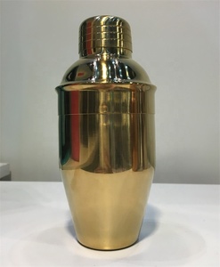 Mini 250ml/8oz En Acier Inoxydable Cuivre Or Rose Argent Cocktails <span class=keywords><strong>Martini</strong></span> Rhum <span class=keywords><strong>Vodka</strong></span> Gin Mélangeur Mélangeur Avec le Logo Adapté Aux Besoins Du Client - Product Image 2