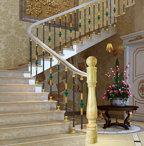 BIỆT THỰ tư nhân phòng cầu thang lan can thiết kế sang trọng Mỹ phong cách cầu thang lan can Dễ dàng cài đặt cầu thang lan can - Product Image 6