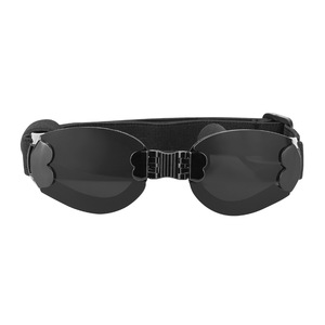 แว่นตาสุนัขแบบพับได้ UV400 ป้องกันลม กันฝุ่น แว่นกันแดดสำหรับสัตว์เลี้ยงพร้อมสายรัดปรับได้สำหรับสุนัขขนาดกลางขนาดใหญ่แมว - Product Image 3