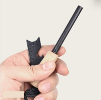 Allume-feu multifonction en bois et paracorde tressé fait main, grande taille, Feueranzunder