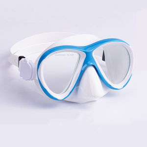 La mejor máscara de buceo antiniebla para niños, equipo de esnórquel subacuático, máscara de natación de vidrio templado para niños, <span class=keywords><strong>gafas</strong></span> de buceo - Product Image 1
