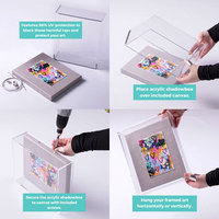 Couverture de protection en acrylique pour toile photo, surface anti-reflet, couleur personnalisable, épaisseur et découpe disponibles, idéale pour les discours publics