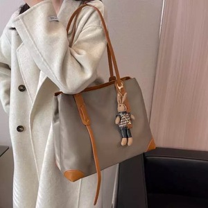 Trending Oxford Tote <b>Bag</b> for Women 2025 New Large Capacity Contrast Color Casual Versatile Single-Shoulder Underar - Product Image 2