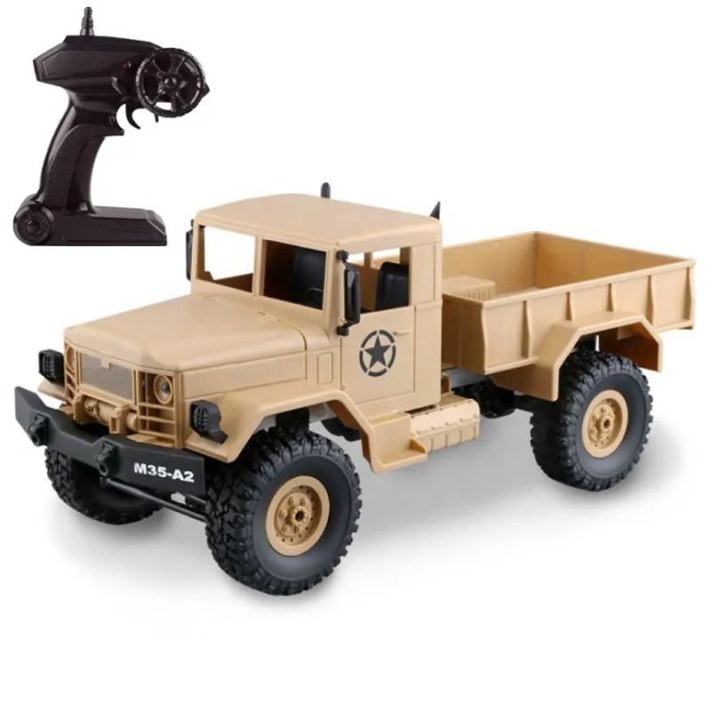 ZIGOTECH MN-35 Army 2.4G, Mobil Off Road Truk Militer Rc Crawler 4X4 Harga Murah