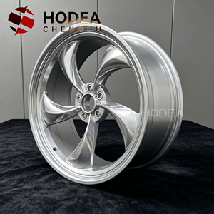 Jantes en alliage forgé HODEA 1 pièce, 5 branches, finition usinée argentée, personnalisables pour voitures européennes, américaines et japonaises - Product Image 3