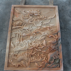 Scultura della decorazione della Villa della casa di rilievo della <span class=keywords><strong>parete</strong></span> di pietra di marmo di progettazione moderna - Product Image 4