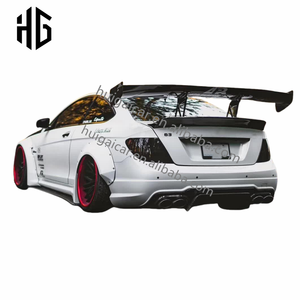 Per <span class=keywords><strong>2014</strong></span> <span class=keywords><strong>Mercedes</strong></span> classe <span class=keywords><strong>C</strong></span> W204 C63 LB stile auto paraurti anteriore posteriore ampio Bodykit per W204 coupé berlina Wide Body Kit - Product Image 5