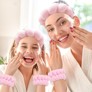 Bandeau de spa personnalisé avec logo, en éponge douce pour le lavage du visage, bandeau doux comme un nuage pour le soin de la peau et le maquillage, pour femmes et filles, pour la douche et le sport - Product Image 2