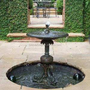 중국 공장 사용자 정의 청동 4 계층 물 분수 정원 장식 - Product Image 4