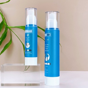 Wholesale 30ml 50ml 100ml Airless Lotion Bottle Electroplate Gold Silver Cosmetic Vacuum <b>Container</b> Empty Airless Bottle - Product Image 6