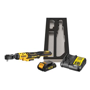 DeWalt Cordless Ratchet 18V Brushless Battery <b>Powered</b> <b>Tool</b> Kit With Charger And Battery - Product Image 1