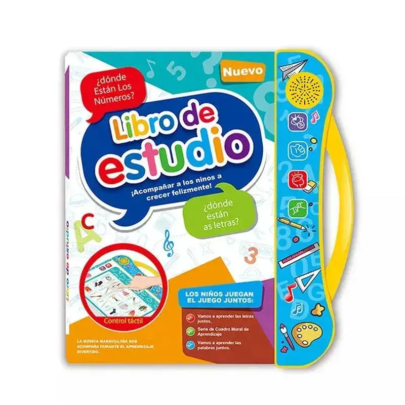 TS الكترونية التعليمية ألعاب التعلم الإسبانية الإنجليزية كتاب القراءة تعلم آلة الذكاء كتاب للأطفال