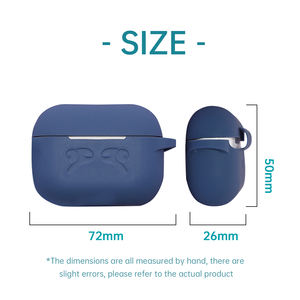 Funda de Silicona para <span class=keywords><strong>Airpods</strong></span> <span class=keywords><strong>Pro</strong></span>, Funda Protectora para Auriculares, Funda para <span class=keywords><strong>AirPods</strong></span> <span class=keywords><strong>Pro</strong></span> 3 - Product Image 3