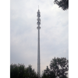Duy nhất-cực <span class=keywords><strong>BTS</strong></span> GSM Viễn Thông tháp thép monopole Ống tháp - Product Image 5