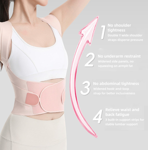 Ceinture de Correction Posturale en Polyester et Nylon, Réglable, Respirante et Antidérapante pour le Dos – Produit Transfrontalier Très Vendu - Product Image 2