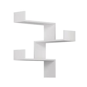 사용자 정의 로고 크기 장식 현대 나무 마운트 교수형 책장 벽 선반 - Product Image 1