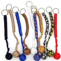 Artdragon Seven Core Outil de survie d'urgence, boule de défense personnelle, porte-clés, poing de singe, polyester