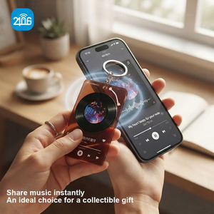 Llavero Creativo Personalizado con Diseño de Disco Giratorio, Etiqueta RFID, Acrílico, NFC, Reproductor de Música - Product Image 6