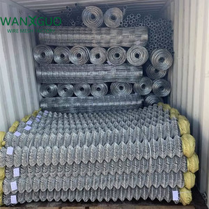 8 ft cao x 25 ft CuộN PVC tráng kim cương hình dạng dây lưới thép mạ kẽm Chuỗi liên kết hàng rào - Product Image 4