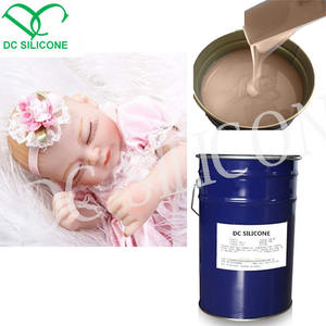 FOOD GRADE-Zertifizierung Hautfarbe Silikon kautschuk Weiches Silikon zur Herstellung einer eigenen wieder geborenen Baby puppe - Product Image 2