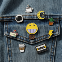Badges métalliques personnalisés professionnels d'usine, émaux souples et durs, broches de revers, épingles décoratives pour vêtements/sacs, LOGO tendance UV
