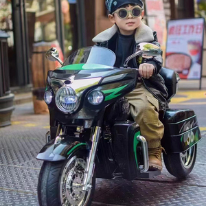Mobil Listrik Mini Sepeda Motor 2025 Baru dengan Musik, Lampu, dan Baterai, Konstruksi Plastik Tahan Lama untuk Anak-anak Usia 2-13 Tahun - Product Image 1