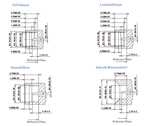 Thép không gỉ hoặc đồng thau vỏ SMP nam 2 lỗ mặt bích gắn kết bộ điều hợp RF cho 2 # bán linh hoạt/2 # bán cứng cáp. 086 Cáp - Product Image 2