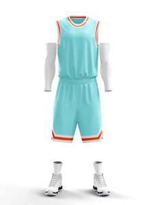 Ensembles de maillots et shorts de basketball vierges avec logo personnalisé, imprimé respirant, séchage rapide - Product Image 4